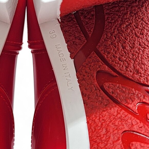 Christian Louboutin Loubirain Boots - PVC and Rubber - Red 39 8.5 US $700 - Picture 7 of 7